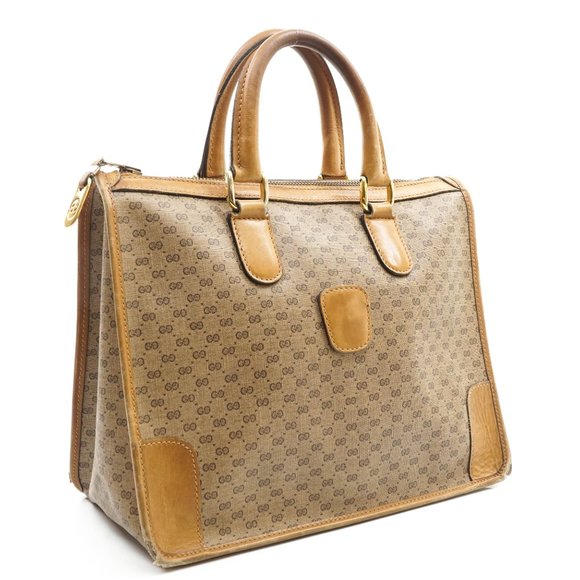 Auth Gucci Micro Gg Hand Bag Brown #15988V12 - Picture 4 of 14